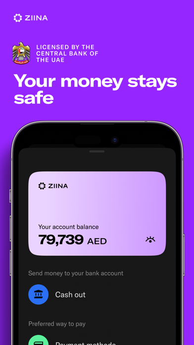Ziina: Pay, Get Paid Instantly Screenshot
