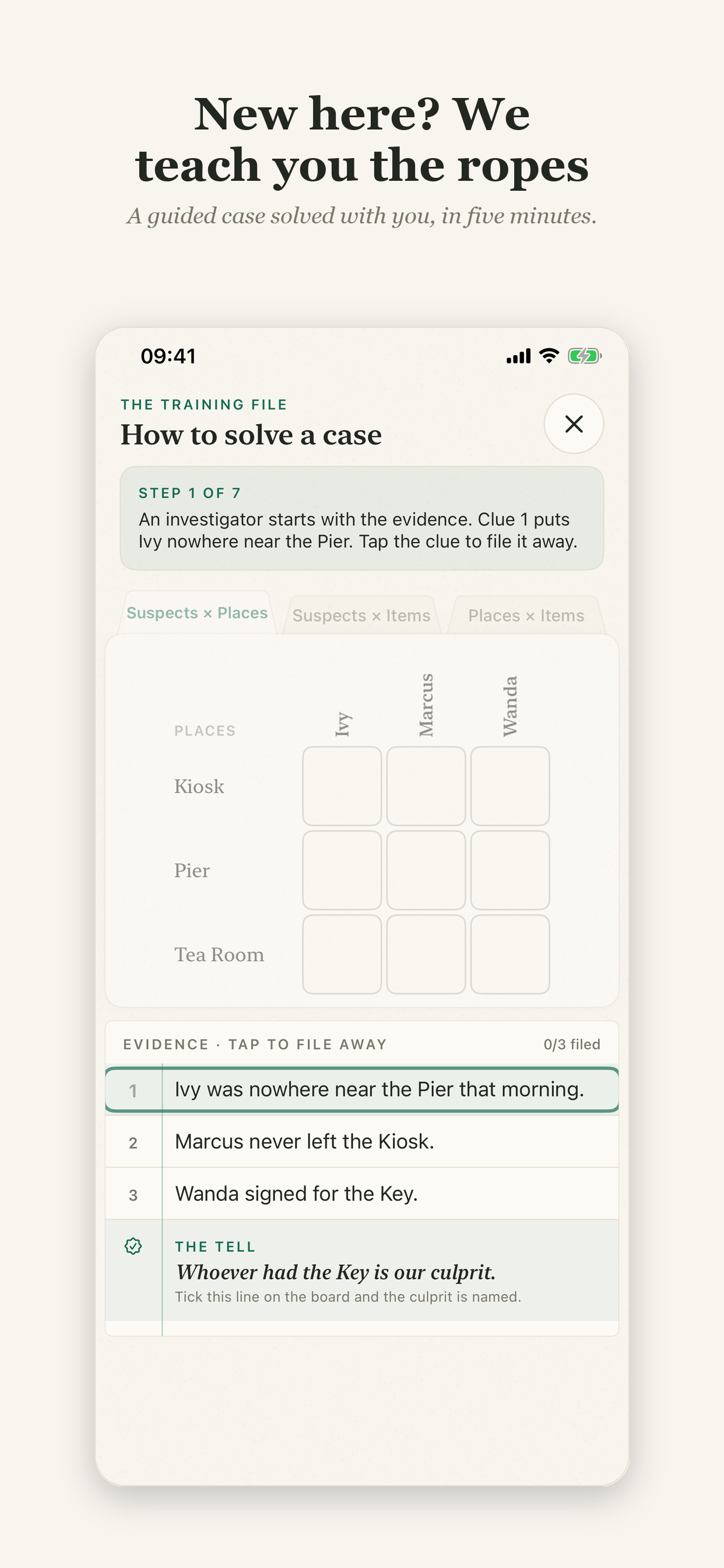 Alibi: Daily Mystery Puzzles screenshot 4