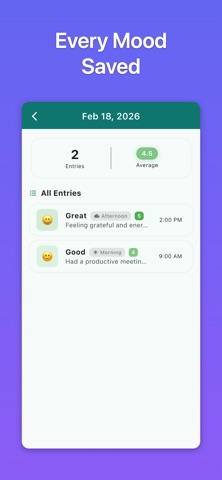 AI Mood Tracker: Mood Ace iPhone screenshot