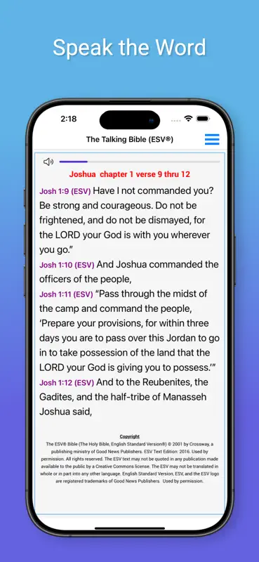 Talking Bible for The Blind screenshot 1 of 7