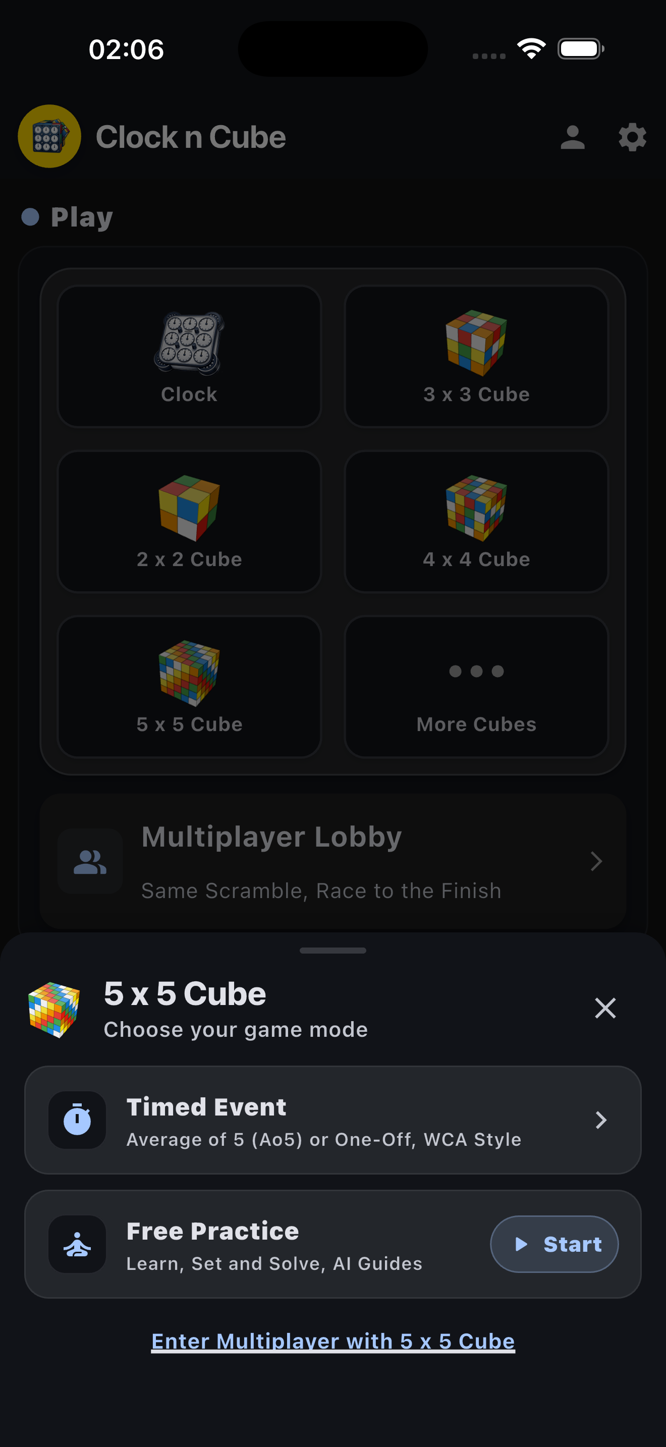 Clock n Cube