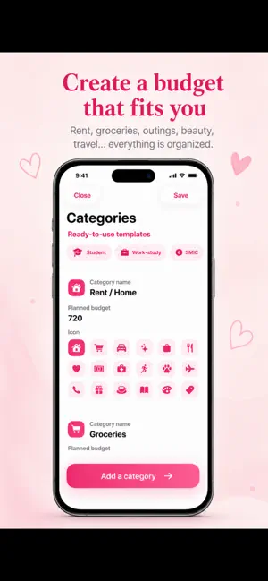 Florine: Budget Planner iPhone screenshot 3