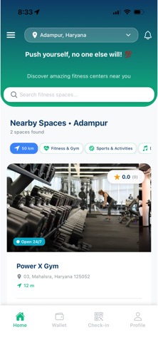 RIVIO: Gym, Yoga & Sports iPhone screenshot