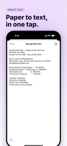 Document Scanner: Scan & Print iPhone screenshot