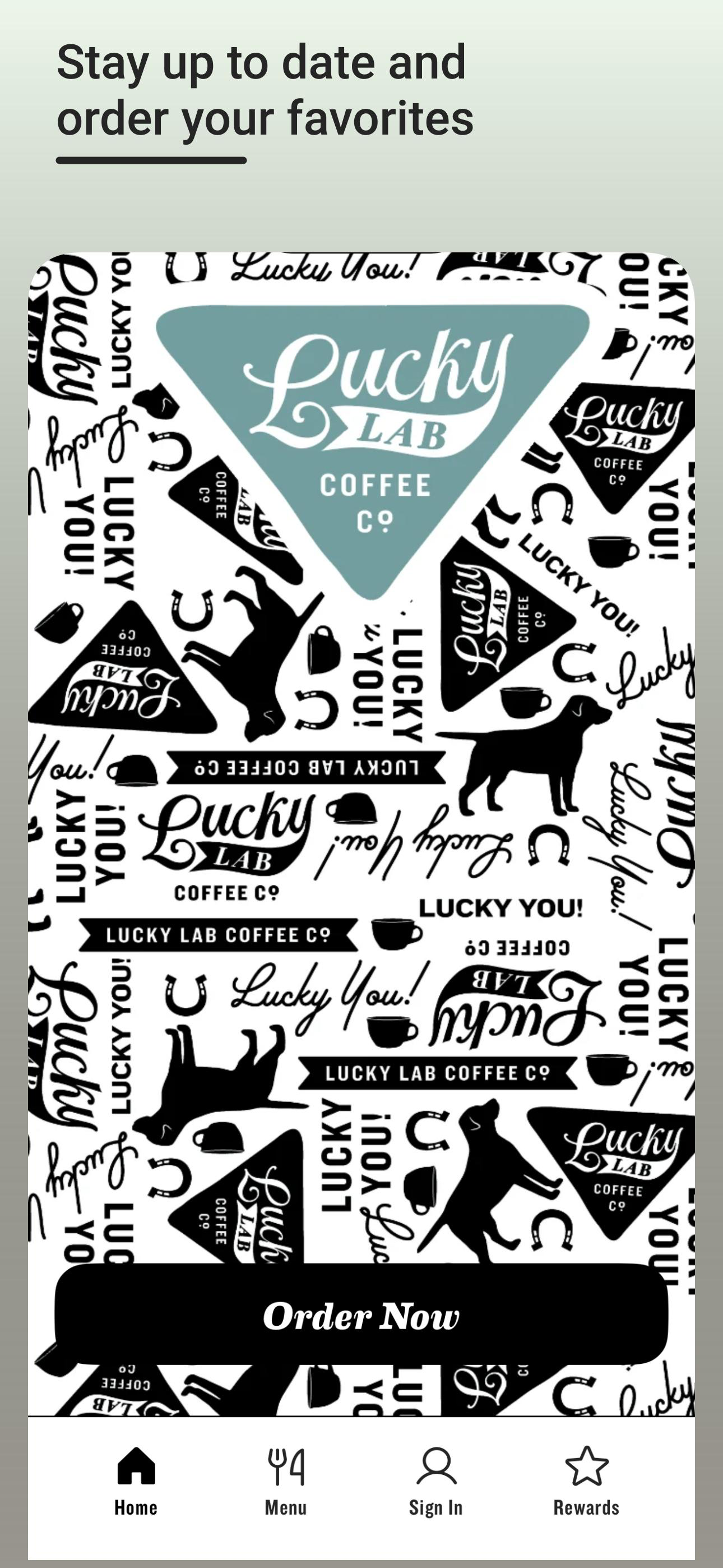 Lucky Lab Coffee screenshot 2