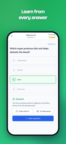 Quizzelo: Adaptive Learning Screenshot 2 of 7