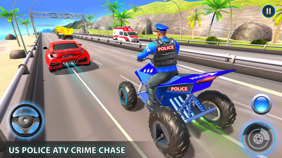 US Police ATV 4x4 Quad Bike Screenshot