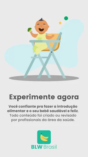 Captura de pantalla de BLW Brasil - Alimentação Bebês en iPhone 10