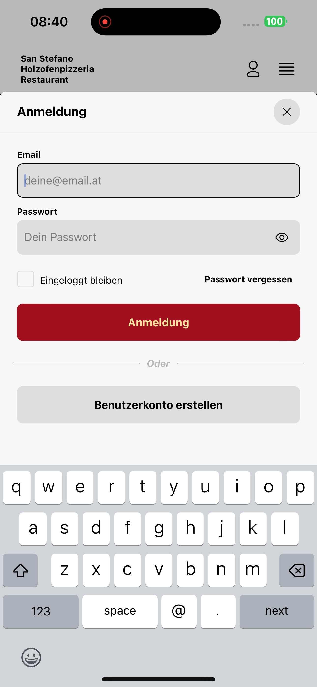San Stefano Holzofenpizzeria R screenshot 3
