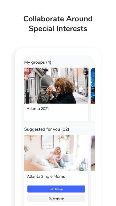 MESH moms app screenshot