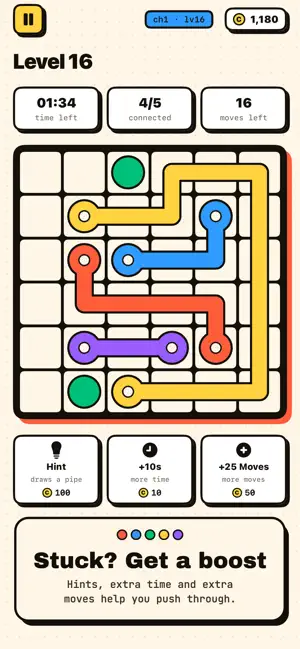 Flow Connect: Pipe Puzzle screenshot 1