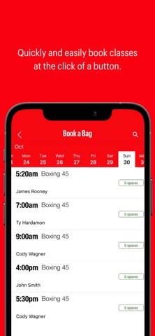 TITLE Boxing Club iPhone screenshot