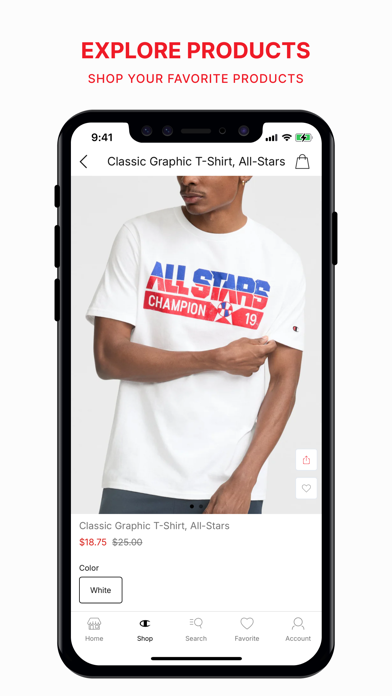 Champion – Apparel & Footwear iPhone screenshot 4 - Shopping app