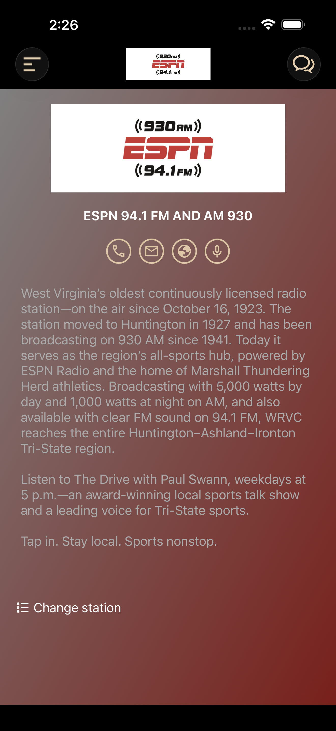 ESPN 94.1 FM & AM 930 screenshot 3