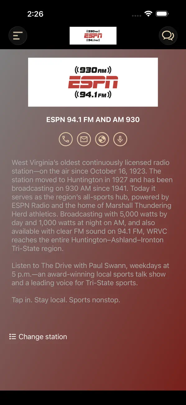 Screenshot #3 pour ESPN 94.1 FM & AM 930