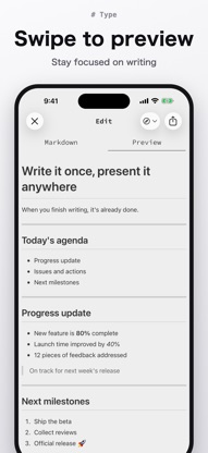 # Type - Markdown Editor screenshot 3