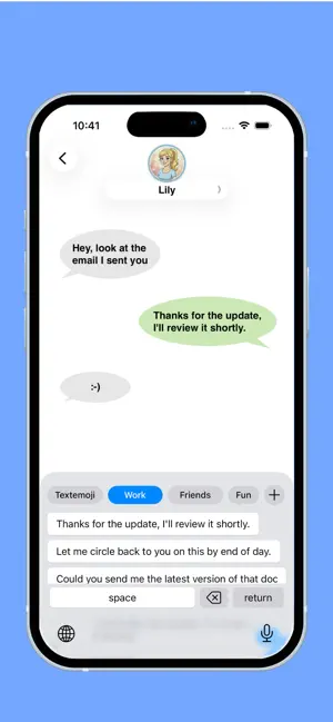QuickPaste Keyboard screenshot 4
