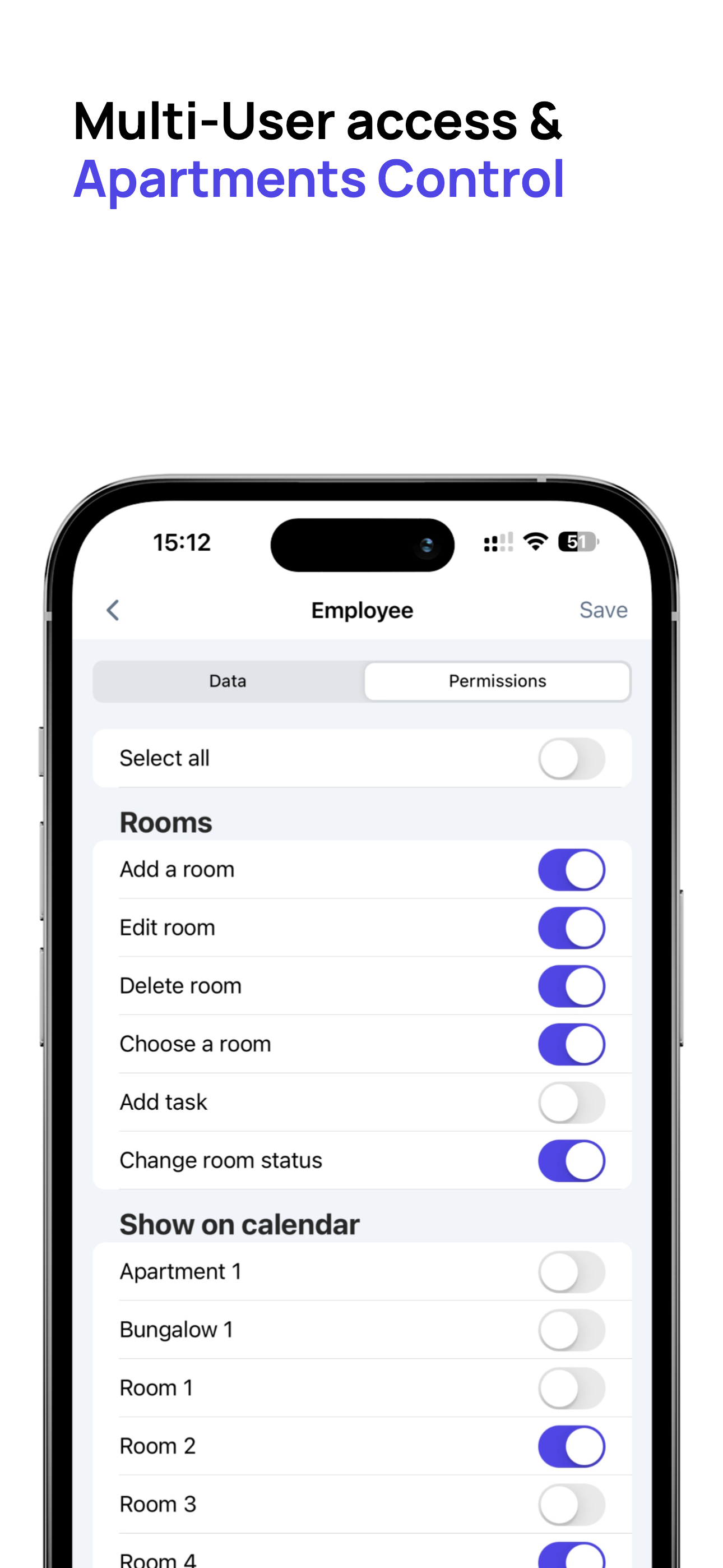 mobile-calendar booking system screenshot 7