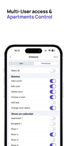 mobile-calendar booking system screenshot
