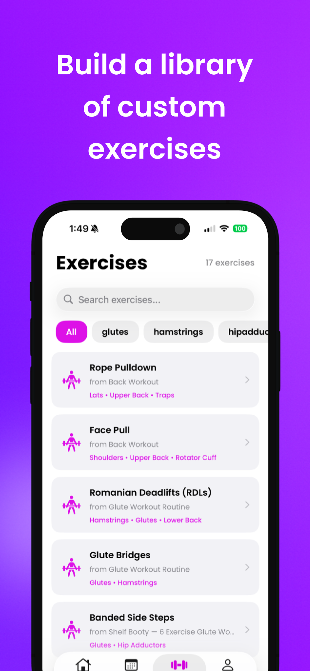 Gymdex: Share Workouts