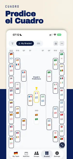 Bola 2026: Copa Fútbol Tracker iPhone screenshot 2