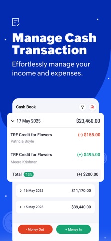 Zoho Daybook - Ledger Book screenshot