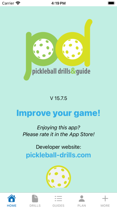 Screenshot #1 pour Pickleball Drills & Guide