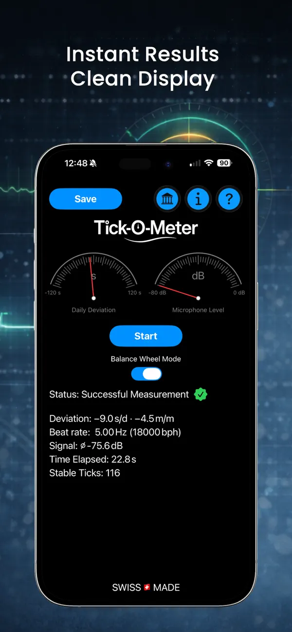 Screenshot #2 pour Tick-O-Meter