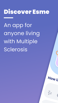 Esme my Multiple Sclerosis app screenshot 1