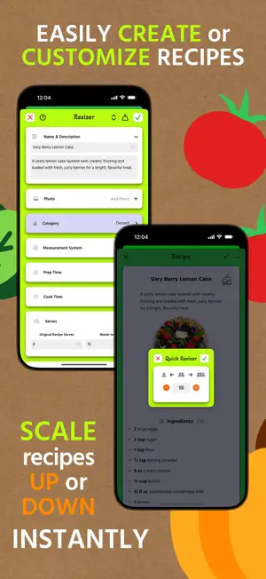 Recipe Resizer: Manage Recipes screenshot 4