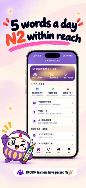 Gokaku N2: JLPT Japanese Exam screenshot 2