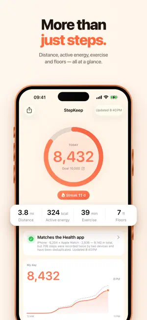 StepKeep - Trusted Pedometer screenshot 1