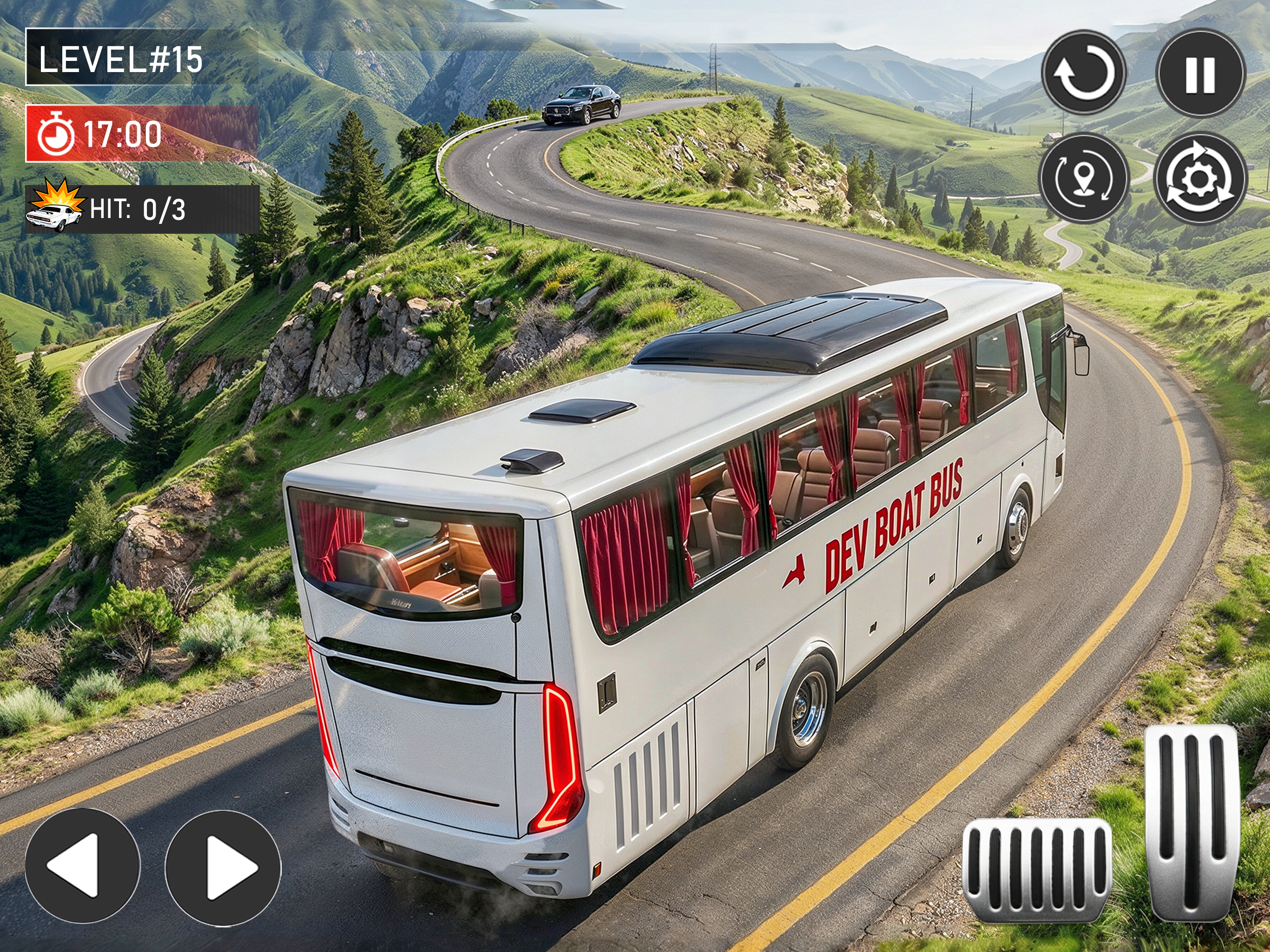 US Offroad Bus Driving Game 3D