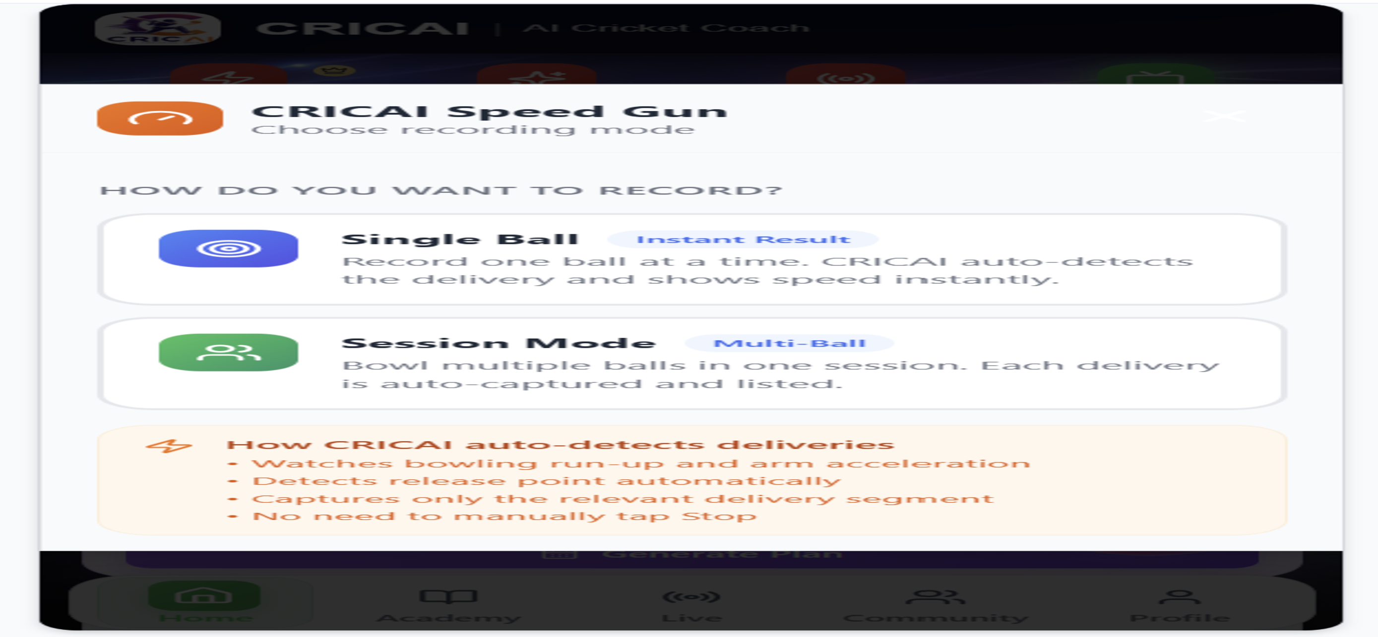 CRICAI: AI Cricket Coach screenshot 4