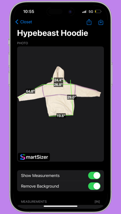 SmartSizer - 衣類測定のおすすめ画像1