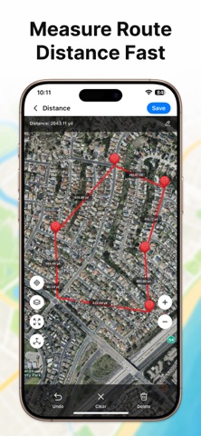 GPS Area Measure & Map iPhone screenshot
