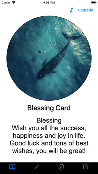 Thank You, Blessing Card Screenshot