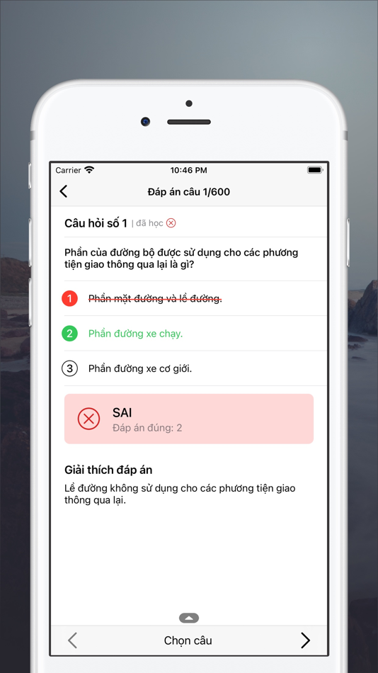 #4. 600 Câu Hỏi Ôn Thi GPLX 2025 (iOS) 由: TRUONG GIANG VU