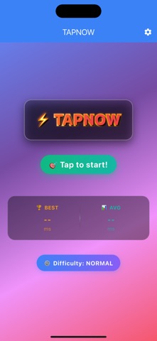 TapNow - Test Reaction Time screenshot