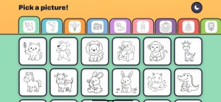 ColorKiddo: Kids Coloring Book iPhone screenshot