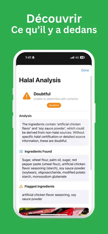Scan Halal Produits: HalalMate screenshot 5 of 5