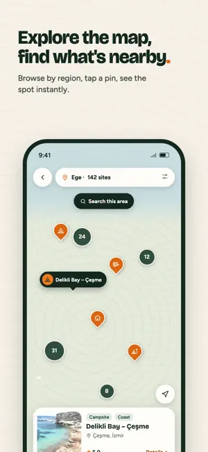 Kampp: Campsites in Türkiye screenshot 2