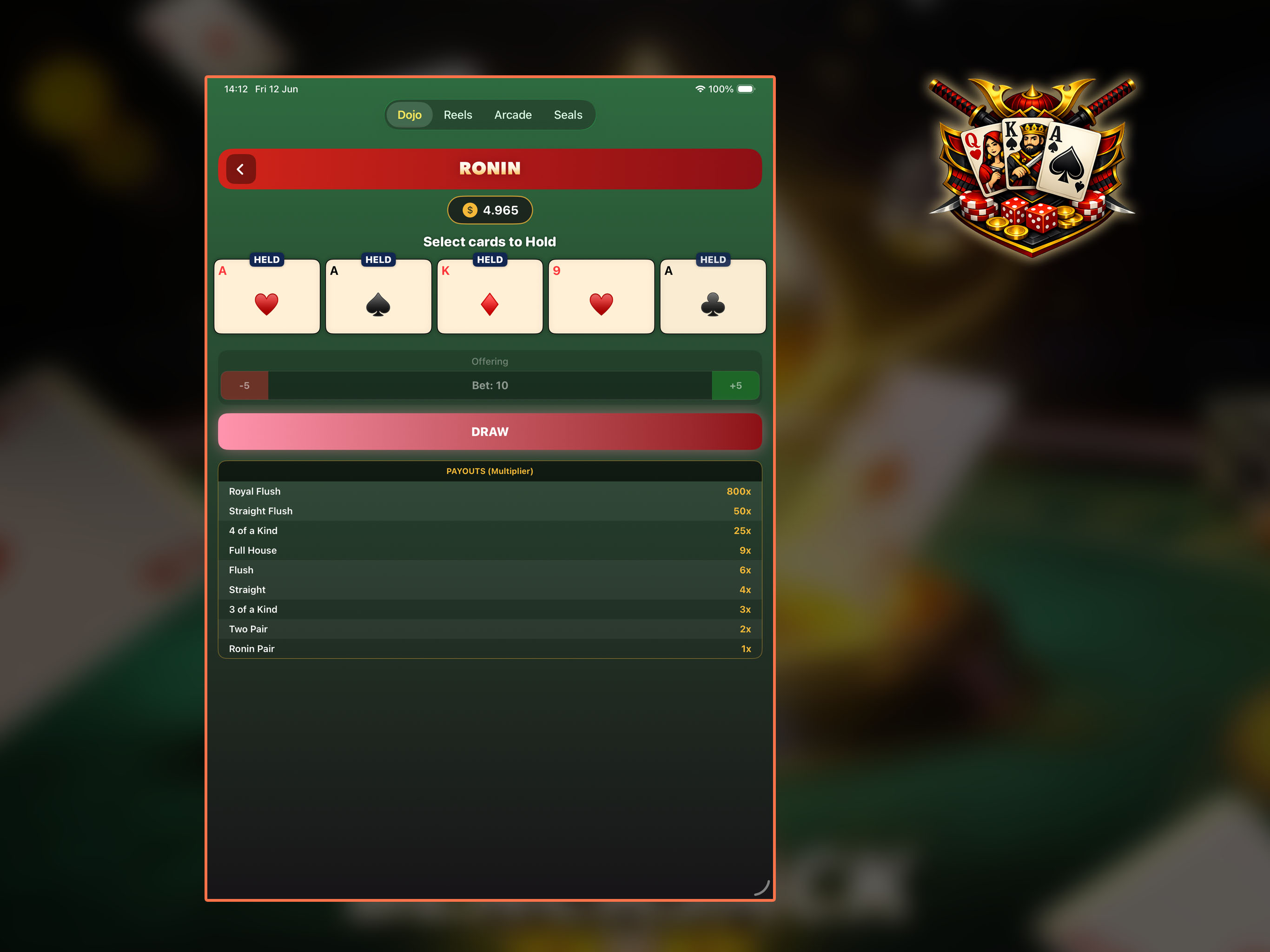 Kitsune Ronin Cards screenshot 8
