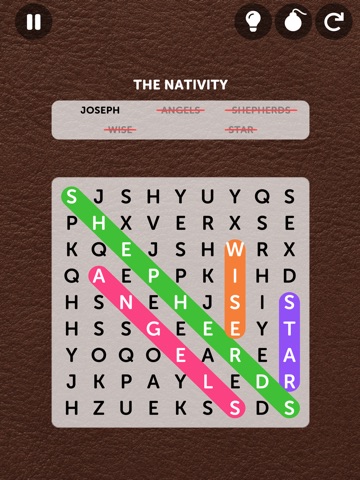 Bible Word Search Puzzle Game iPad screenshot