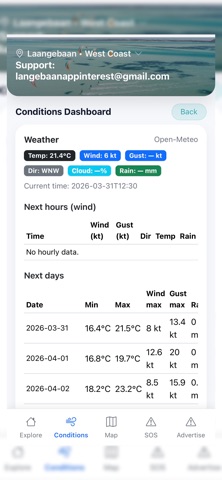 Langebaan App screenshot