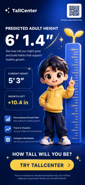 TallCenter: Height Predictor screenshot 1