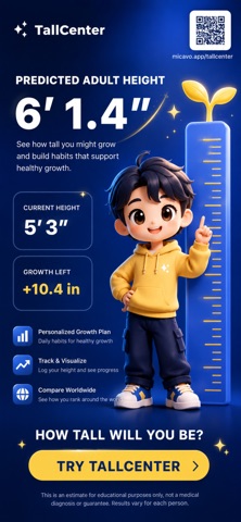 TallCenter: Height Predictor Screenshot 1 of 6