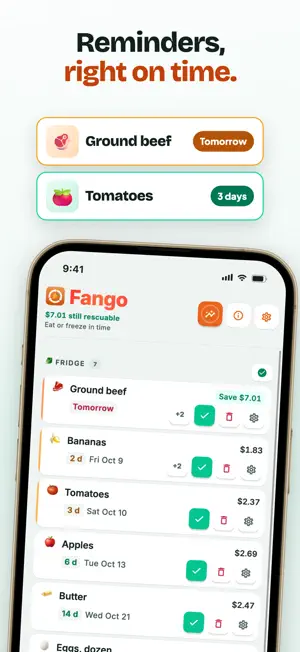 Fango: Food Expiration Tracker screenshot 4