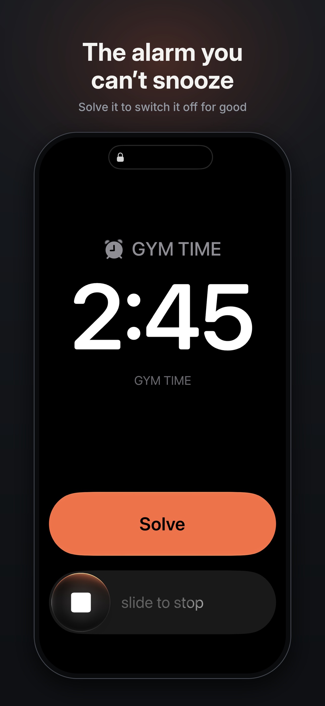 Screenshot 1 of GYM TIME: Alarm Clock