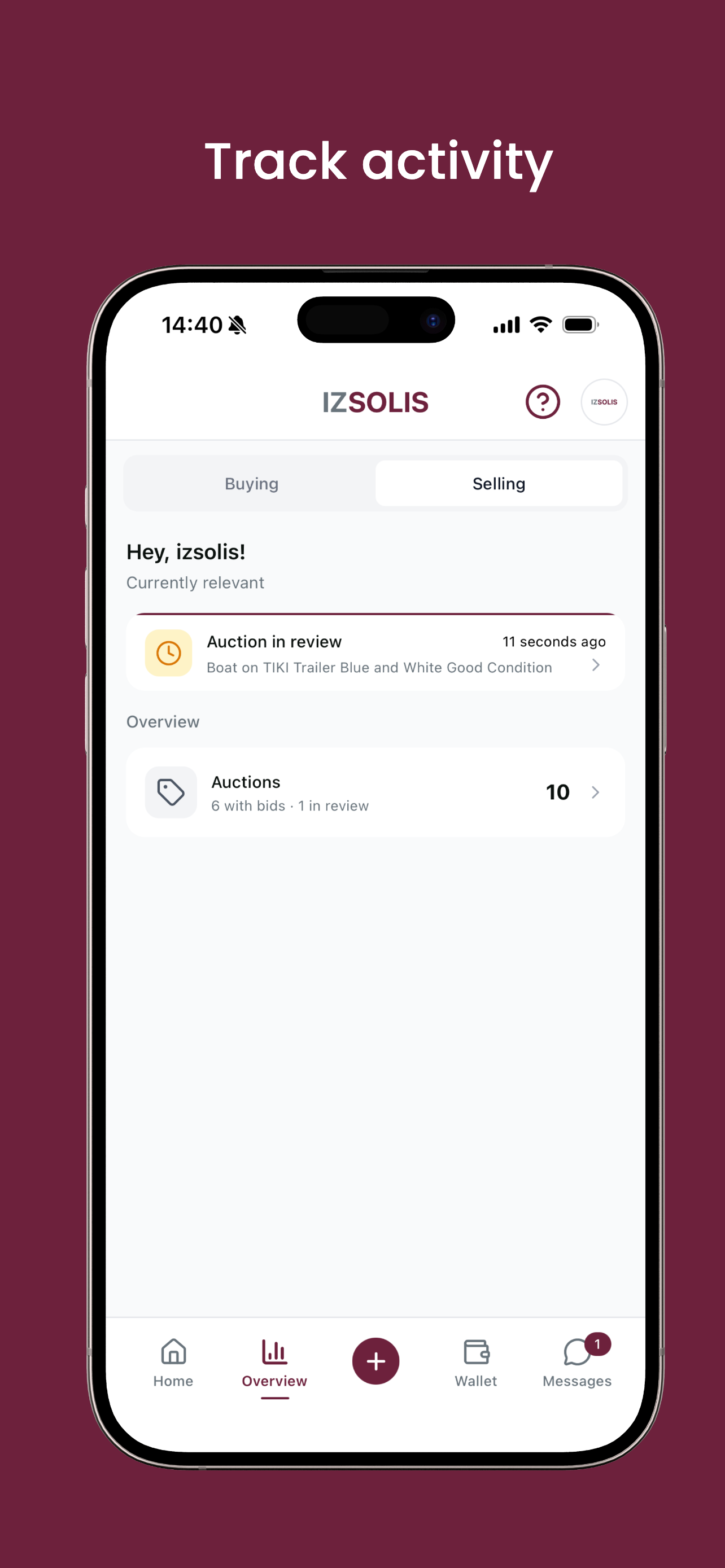 Izsolis screenshot 5